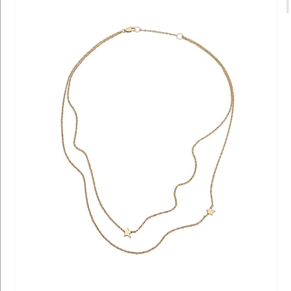 NWT Jennifer Zeuner gold necklace